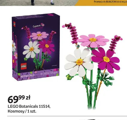 Klocki LEGO Botanicals 11514 Kosmosy promocja w Empik