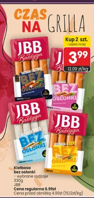 Kiełbasa 4 sery bez osłonki JBB Bałdyga promocja w Market Point