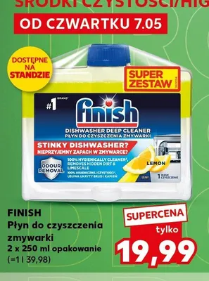 Płyn do czyszczenia zmywarki Finish Lemon 2-pak 250ml promocja w Kaufland