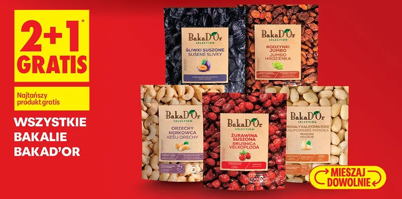 Wszystkie bakalie promocja w Biedronka