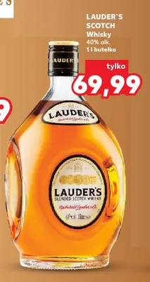 Whisky Lauder's Scotch promocja w Kaufland