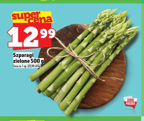 Szparagi zielone promocja w TOPAZ