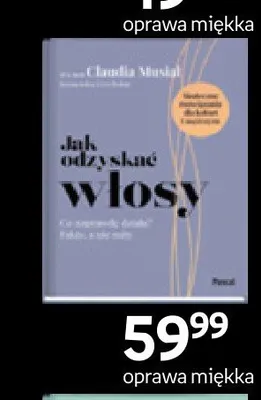 Książka Jak odzyskać włosy oprawa miękka Pascal promocja w Empik