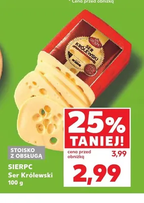 Ser Królewski Sierpc promocja w Kaufland