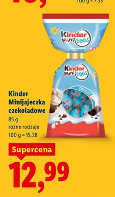 Minijajeczka czekoladowe 85 g, różne rodzaje promocja w Lidl