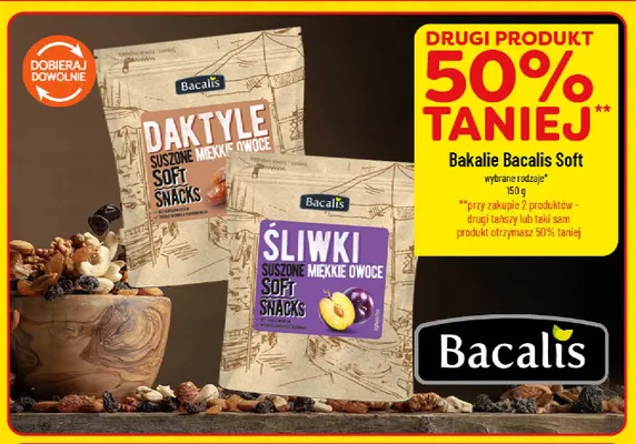 Śliwki suszone Bacalis Soft promocja w POLOmarket