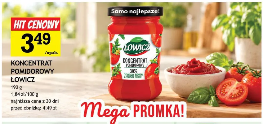 Koncentrat pomidorowy Łowicz promocja w Gram Market