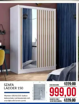 Szafa Ladder 150 promocja w Abra Meble