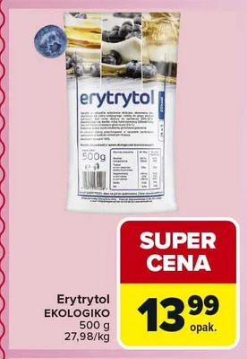 Erytrytol Ekologiko promocja w Carrefour Market