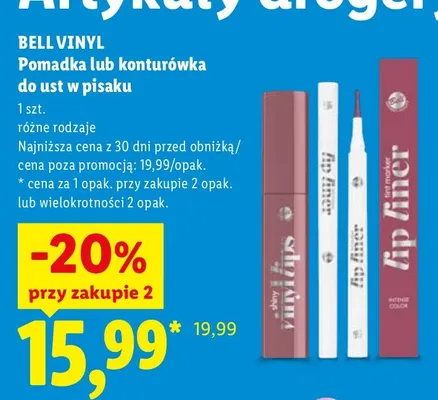 Konturówka do ust w pisaku Bell Vinyl promocja w Lidl