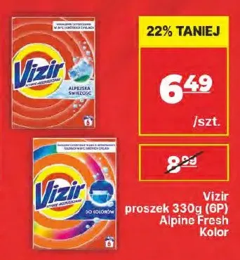 Proszek Vizir Alpine Fresh promocja w API Market