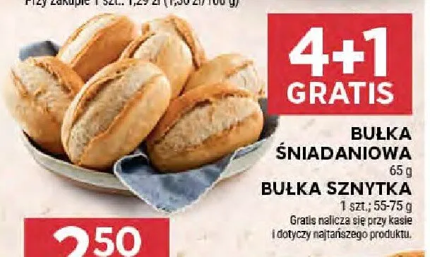 Bułka śniadaniowa promocja w Stokrotka