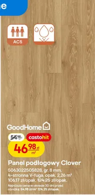 Panel podłogowy Clover promocja w Castorama