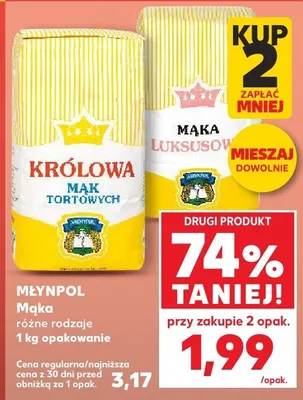 Mąka różne rodzaje promocja w Kaufland