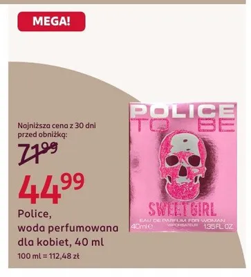 Woda perfumowana dla kobiet promocja w Rossmann