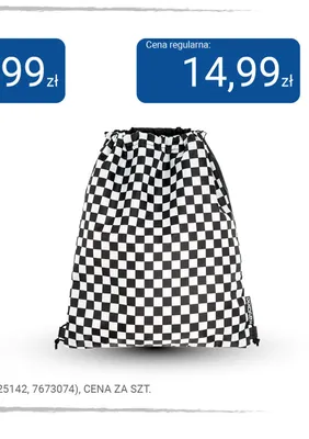 Worek na obuwie w kratkę Kayokki promocja w Smyk