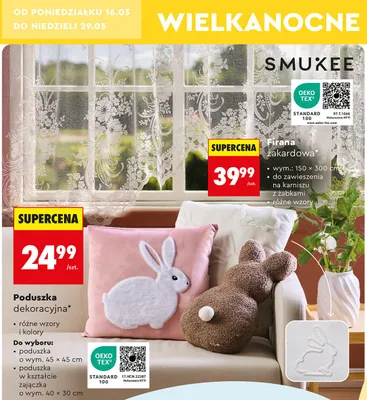 Poduszka dekoracyjna promocja w Biedronka