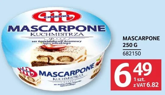 Mascarpone 250 g promocja w Selgros