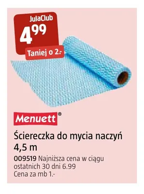 Ściereczka do mycia naczyń 4,5 m Menuett promocja w Jula