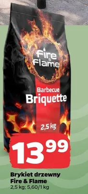 Brykiet drzewny Fire & Flame promocja w Netto