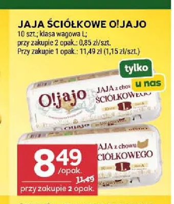 Jajka kurze ściółkowe O!Jajo promocja w Stokrotka