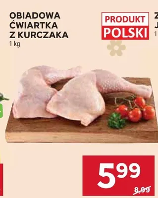 Ćwiartka z kurczaka obiadowa promocja w Stokrotka