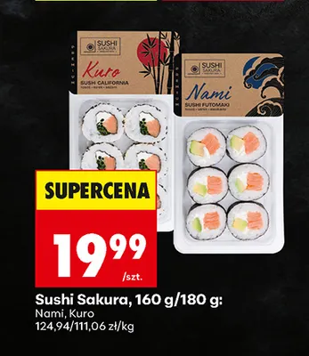 Sushi Sakura Nami promocja w Biedronka