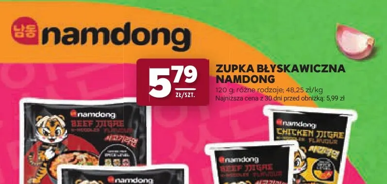 Zupka błyskawiczna Namdong promocja w Stokrotka