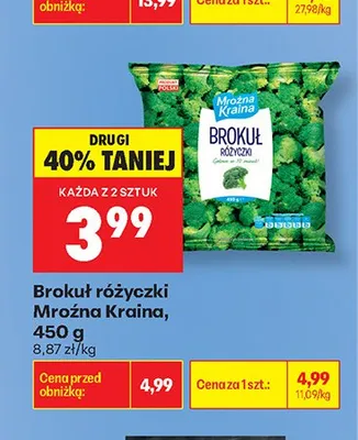 Brokuł różyczki Mroźna Kraina promocja w Biedronka