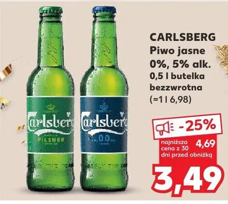 Piwo jasne 0% promocja w Kaufland