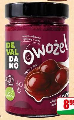 Owoce w żelu Owożel Devaldano promocja w Dino