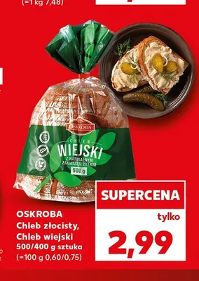 Chleb wiejski Oskroba promocja w Kaufland
