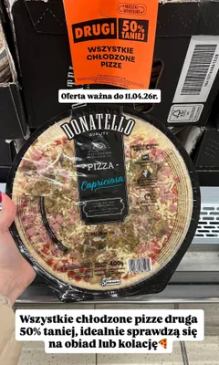 Wszystkie chłodzone pizze DRUGA -50% promocja w Biedronka
