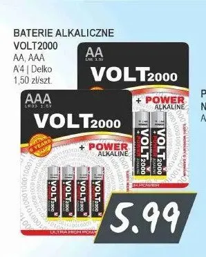 Baterie alkaliczne Volt2000 AAA promocja w Słoneczko