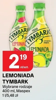 Lemoniada Tymbark promocja w Chorten