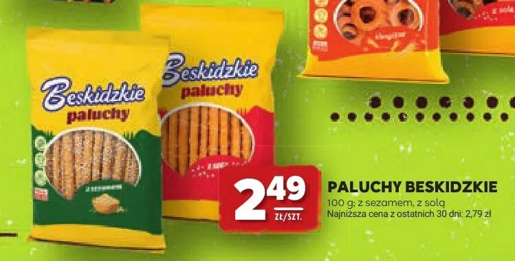 Paluchy Beskidzkie z sezamem promocja w Stokrotka