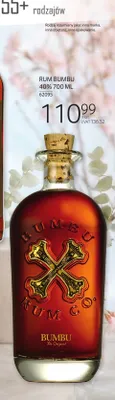 Rum RUM BUMBU 40% 700 ML promocja w Selgros