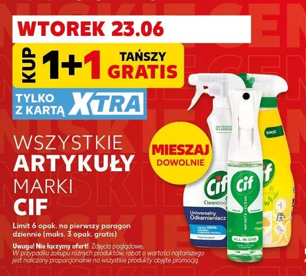 Spray czyszczący Cif Cleanboost Uniwersalny promocja w Kaufland