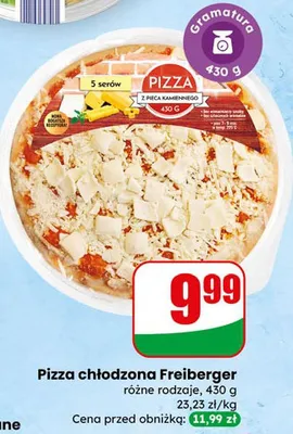 Pizza chłodzona różne rodzaje promocja w Dino