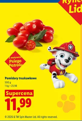 Pomidory truskawkowe Ryneczek Lidla promocja w Lidl