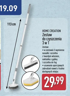 Zestaw do czyszczenia 3 w 1 Home Creation promocja w Aldi
