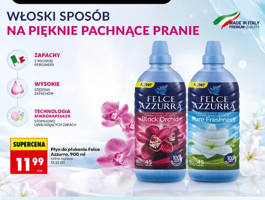 Płyn do płukania Pure Freshness Felce Azzurra promocja w Biedronka