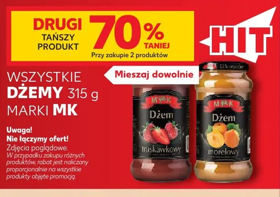 Dżem morelowy MK promocja w Kaufland