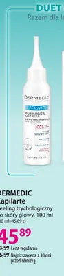 Peeling trychologiczny do skóry głowy Dermedic Capilarte promocja w Hebe
