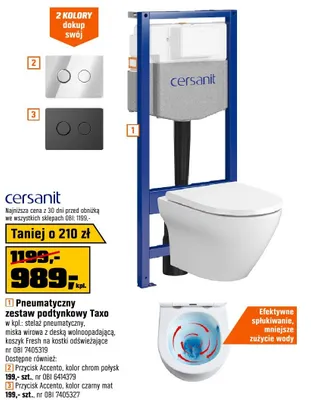 Pneumatyczny zestaw podtynkowy Taxo promocja w OBI