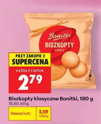 Biszkopty klasyczne Bonitki promocja w Biedronka