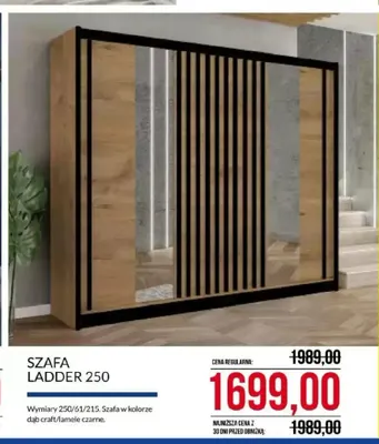 Szafa Ladder 250 promocja w Abra Meble