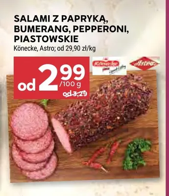 Salami z papryką promocja w Stokrotka