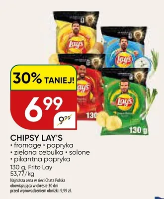 Chipsy Lay's solone promocja w Chata Polska