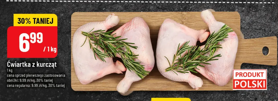 Ćwiartka z kurcząt promocja w POLOmarket